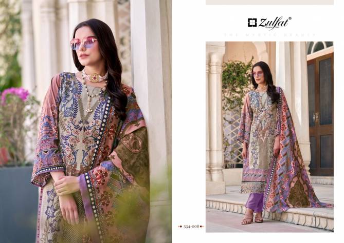 Gulrez By Zulfat Printed Cotton Dress Material Wholesale Market In Surat